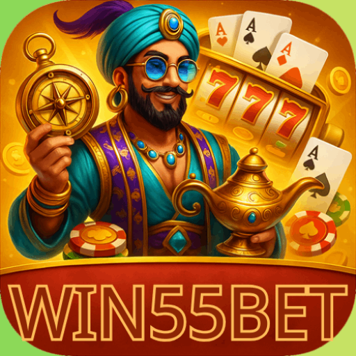 Imagem promocional da WIN55BET mostrando a plataforma e suas vantagens